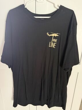Nine line black tshirt in the halls of Valhalla size 3XL